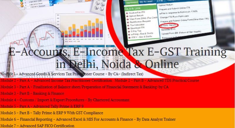 Accounting Course in Delhi,110030,  [GST Update 2024] by SLA Accounting Institute, Taxation and Tally ERP and Prime Institute in Delhi, Noida, Septemb