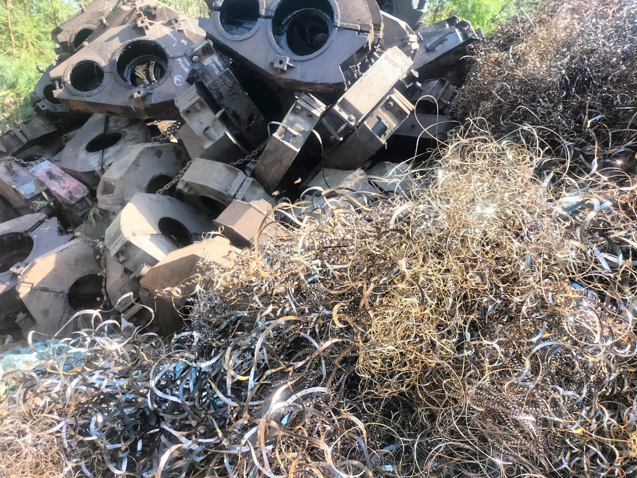 Indian railway scrap 