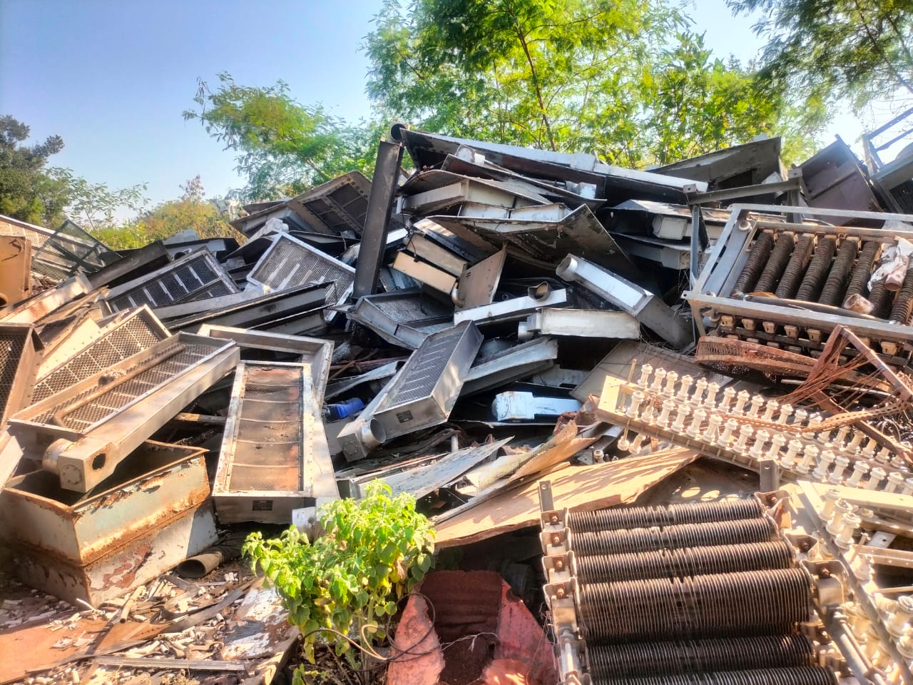 Indian railway scrap 