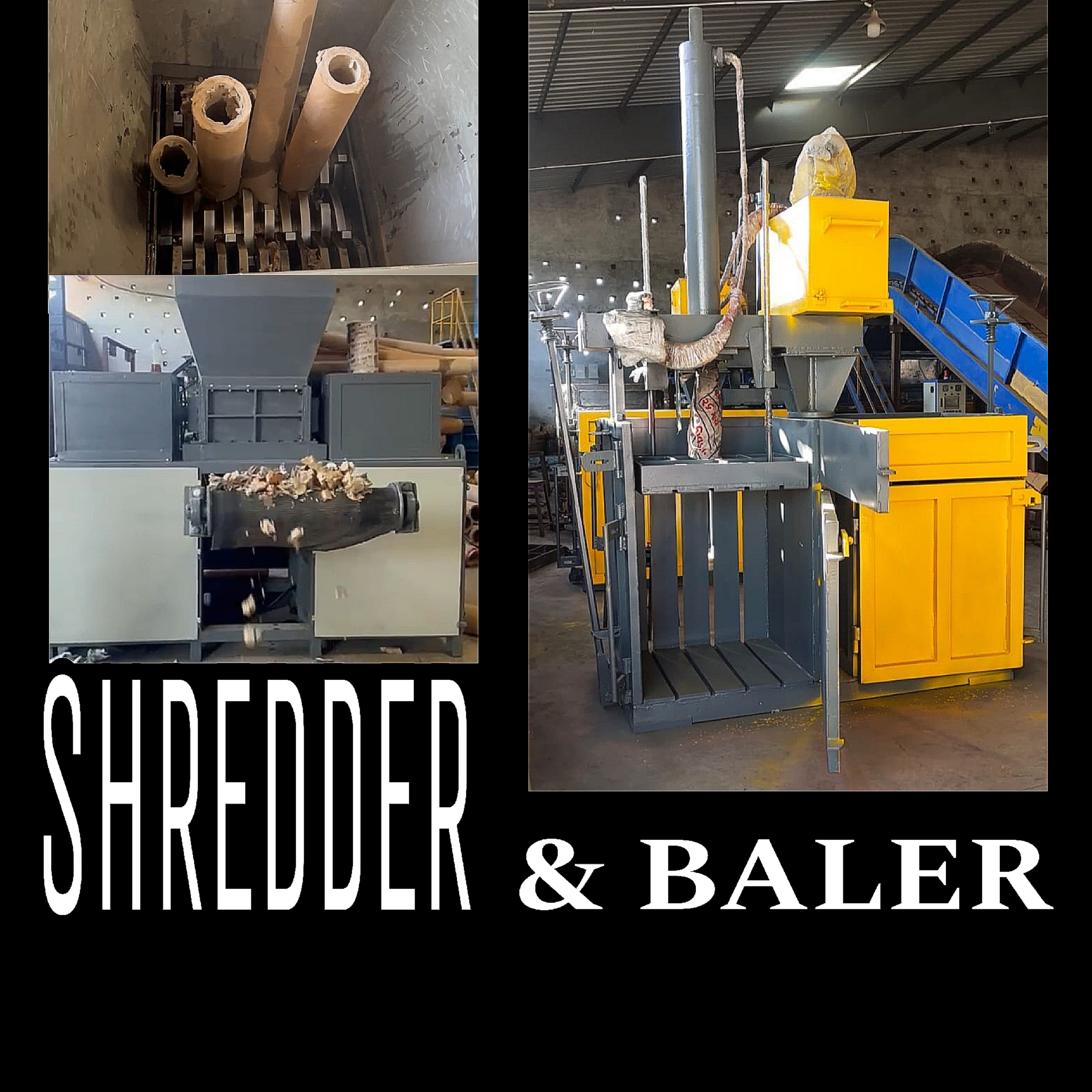 SHREDDER AND BALER