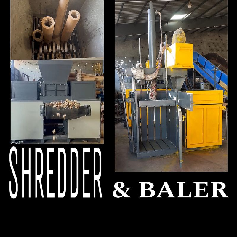 SHREDDER AND BALER