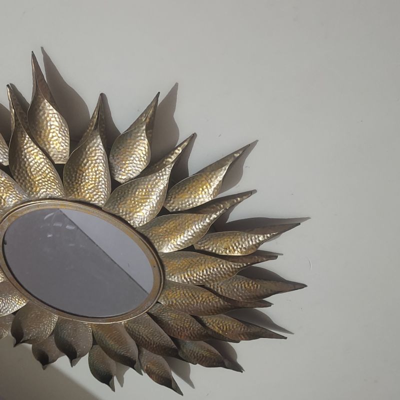 brass mirror good condition 
