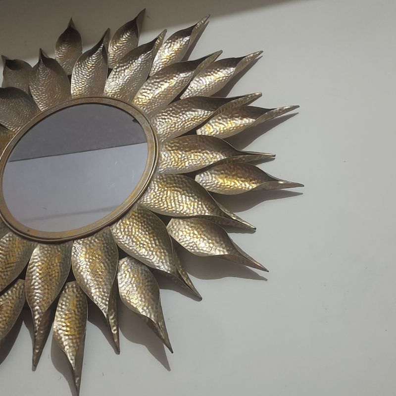 brass mirror good condition 